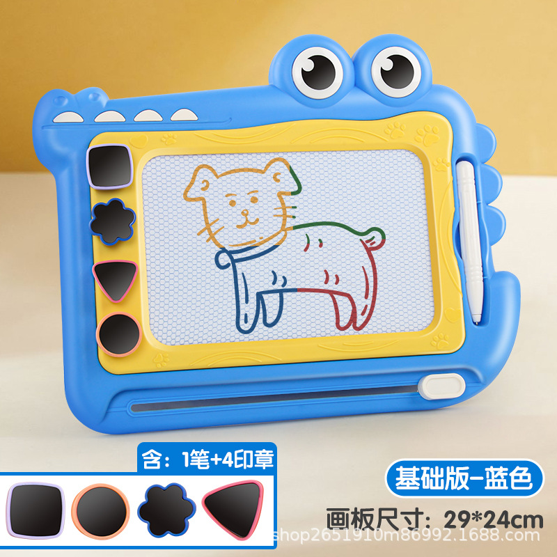 Cocodrilo Tablero Azul (caja de colores)