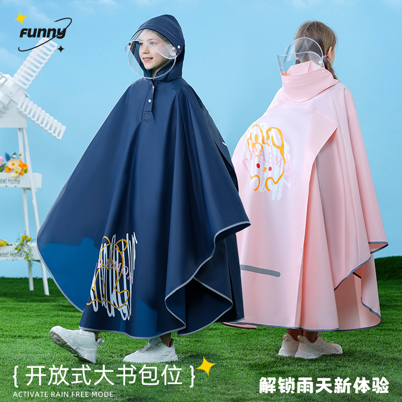 New Eva Non-Disposable Thickeneded Kidsren's Raincoat for Kidsren, Students and Older Kidsren to Go to School, Convenient Travel and Hiking Poncho New Eva Non-Disposable Thickeneded Kidsren's Raincoat for Kidsren, Students and Older Kidsren to Go to School, Convenient Travel and Hiking Poncho
