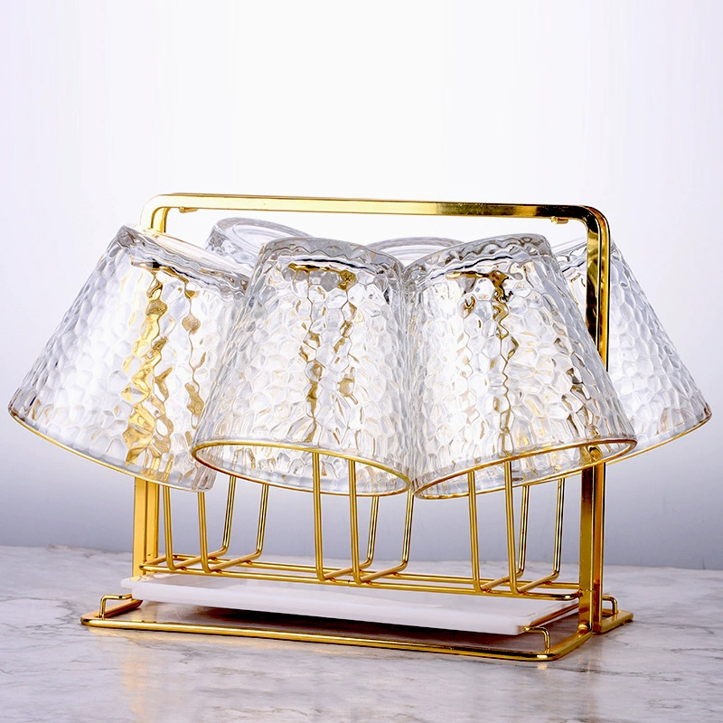 Японский стиль Молоток Узор Пномпень Стеклянный костюм Бытовая чашка для сока и воды ins Стиль Простая чашка для питья пива с костюмом