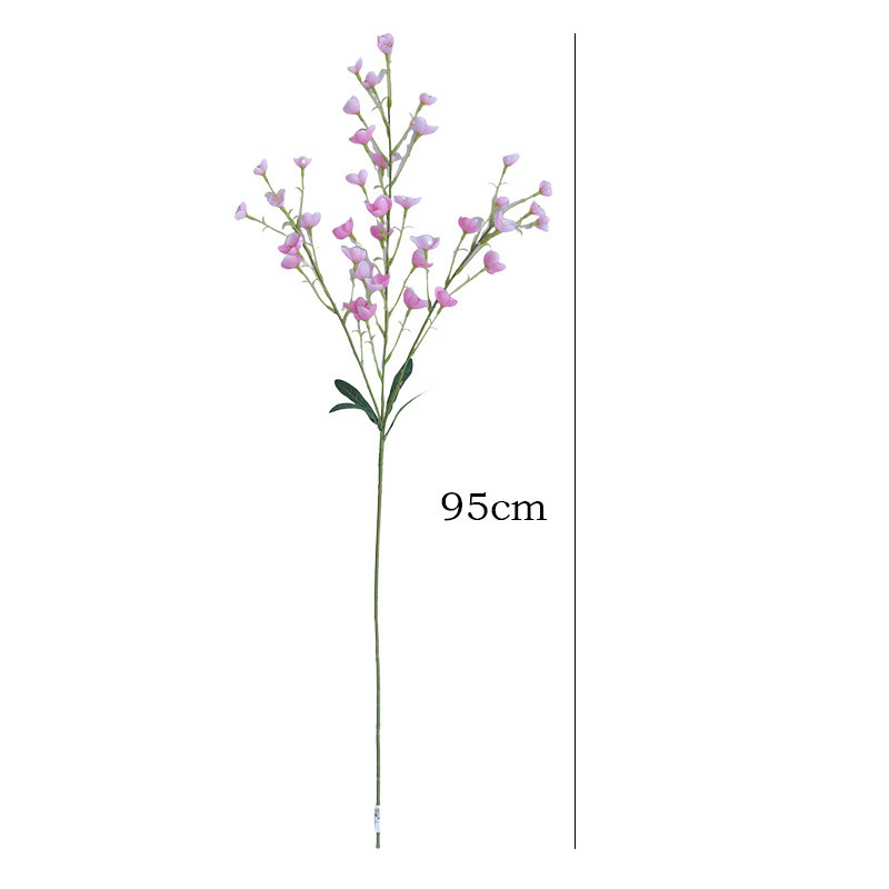 Orquídeas de campana de flores simuladas sala de estar lujosa de alta gama decoración floral