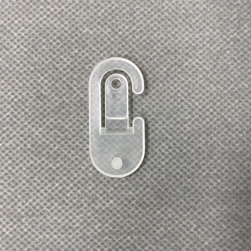 Plastic bag packaging hooks Panda clips Transparent paper box buckle hooks Plastic handles PP paper card hooks