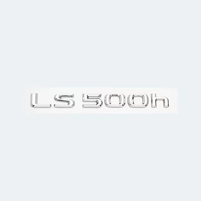 Car logo | displacement logo car tail - ls500h-bright-silver