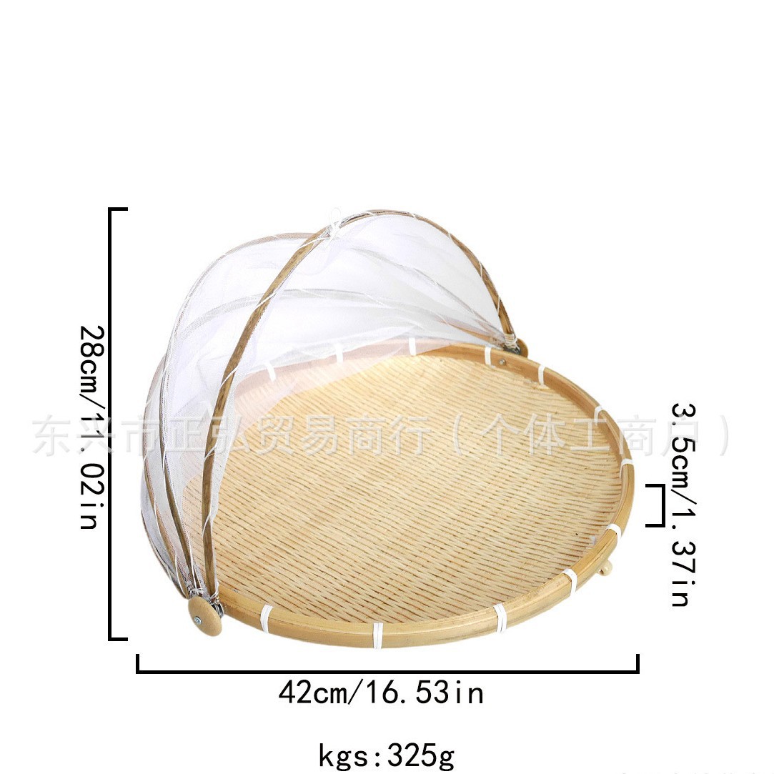Caqui de secado artefacto de caqui de secado tela de bambú de secado tamiz de bambú con malla de tela