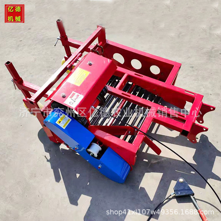 兰州热销大蒜洋葱收获机机 手扶车配套使用土豆地瓜多功能收获机