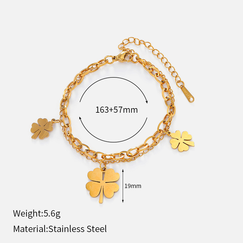 ヨーロッパとアメリカのクロスボーダーシンプルなステンレス鋼の太いブレスレット電気メッキ 18 K ゴールドチェーンブレスレットヒップホップスタイルチタン鋼ブレスレット|undefined