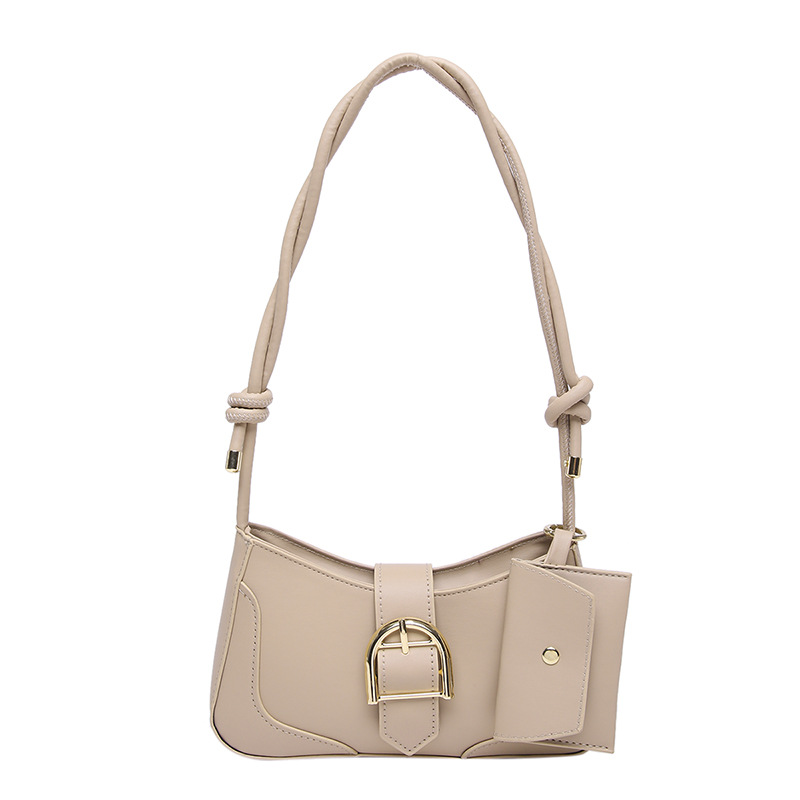 Nicho popular crescente bolso debajo de la axila 2024 invierno nuevo bolso de mujer bolso de hombro simple bolso cuadrado
