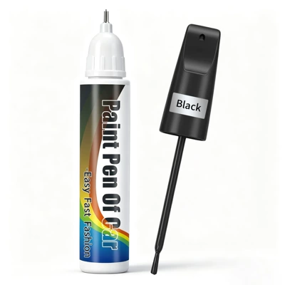Cross-Border Car Touch-Up Paint Pen Avtomobil boya qələmləri - 12ml-touch-up-paint-pen-universal-black