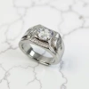 Wedding ring, 6.5mm, 1 carat