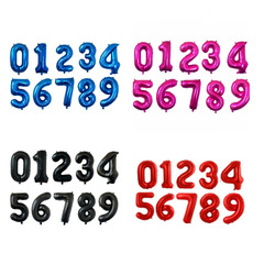 32-inch US version digital aluminum foil balloon Anniversary celebration decoration balloon Children's first birthday celebration balloon