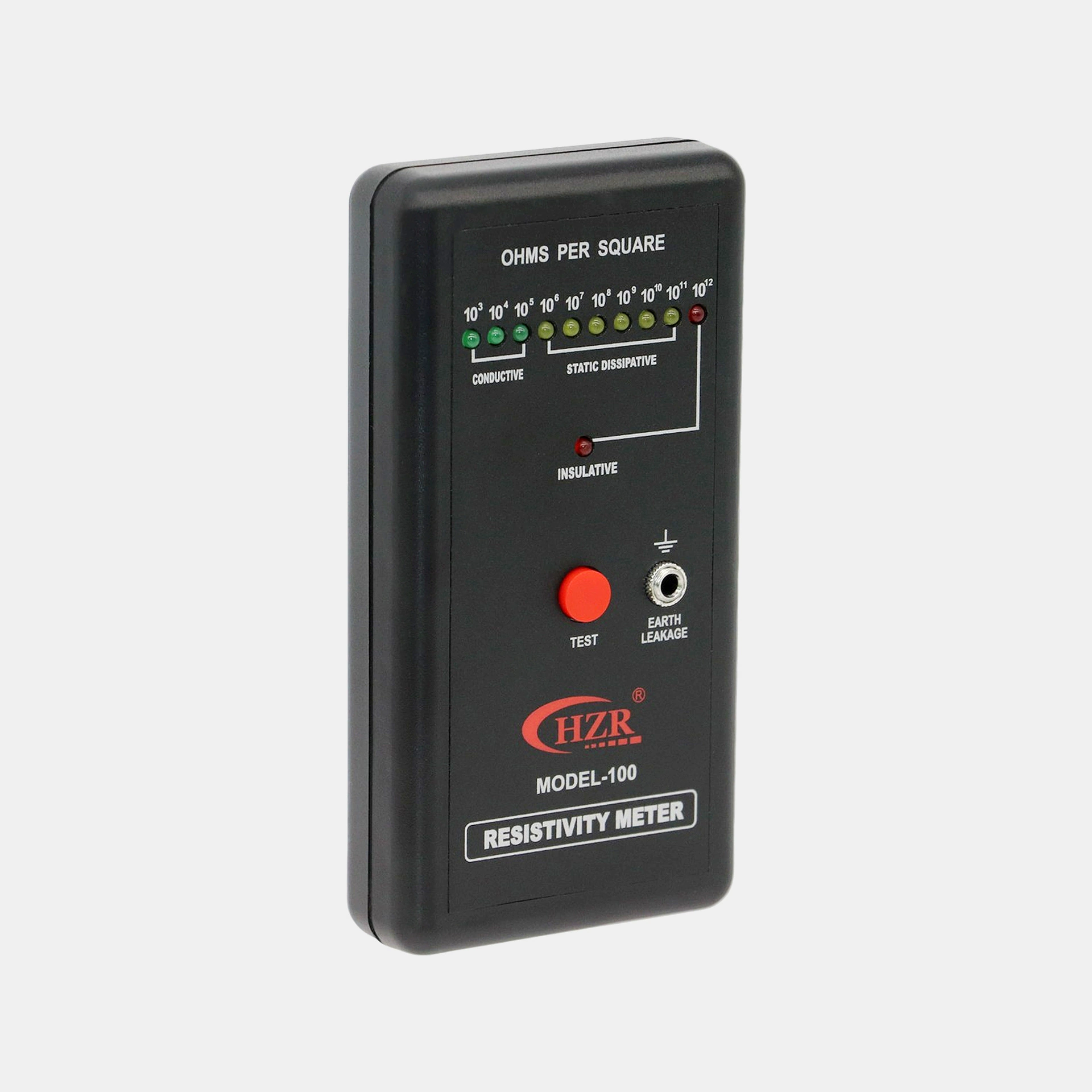 Тестер поверхностного сопротивления HZR 100X, антистатический, высокоточный, с высоким уровнем сопротивления
