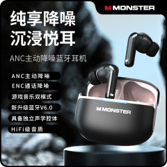 [新製品] MONSTER D02 アクティブ ノイズ キャンセリング ワイヤレス Bluetooth ヘッドセット、低遅延、ゲームや音楽に最適