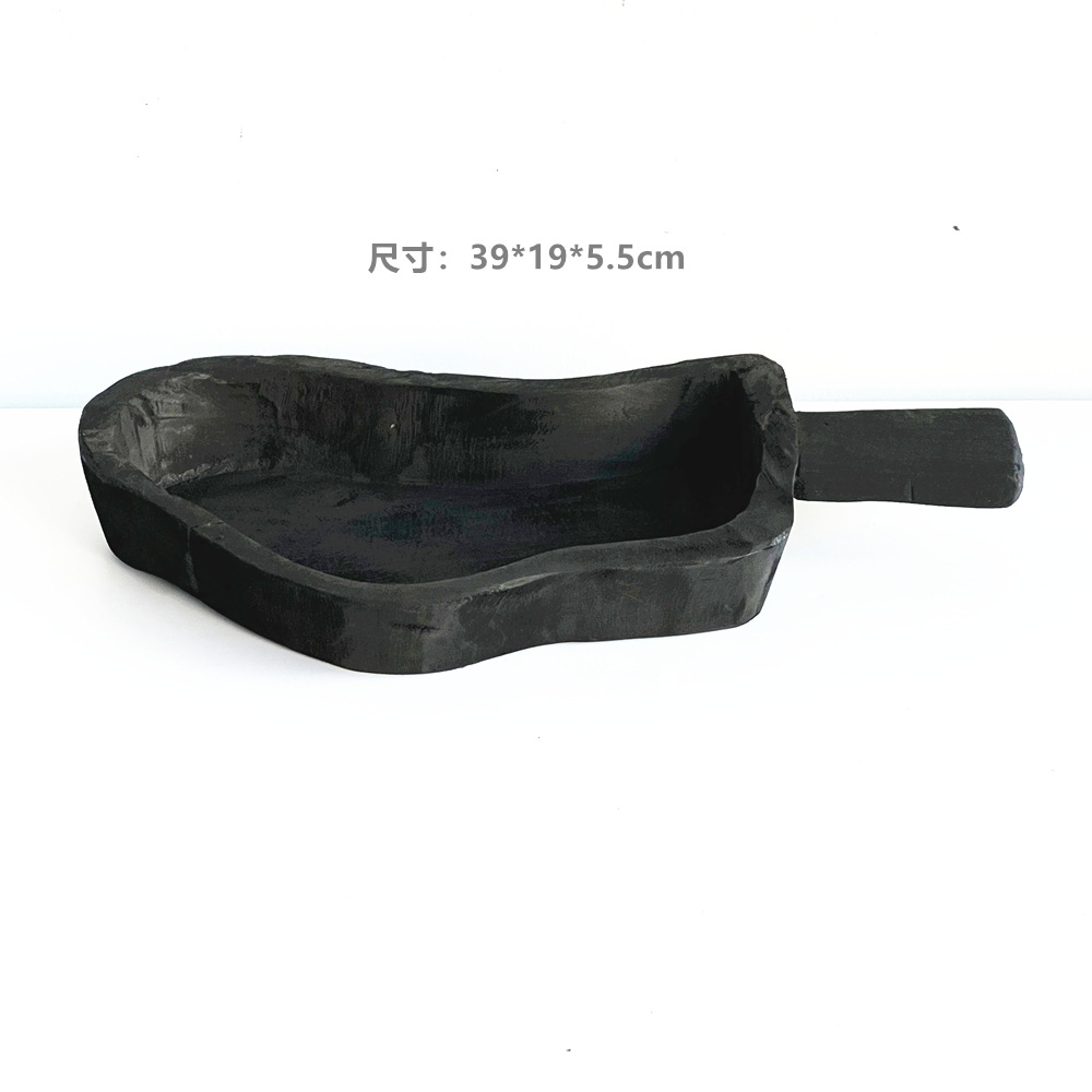 Ventas de la fábrica bandeja de madera hecha a mano decoración plato merienda plato de fruta B & B decoración de escritorio del hogar adornos