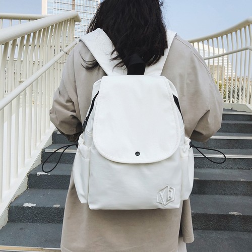 A niche design women's original Japanese lightweight short-distance travel backpack with large capacity, suitable for students and men as a computer and school bag.