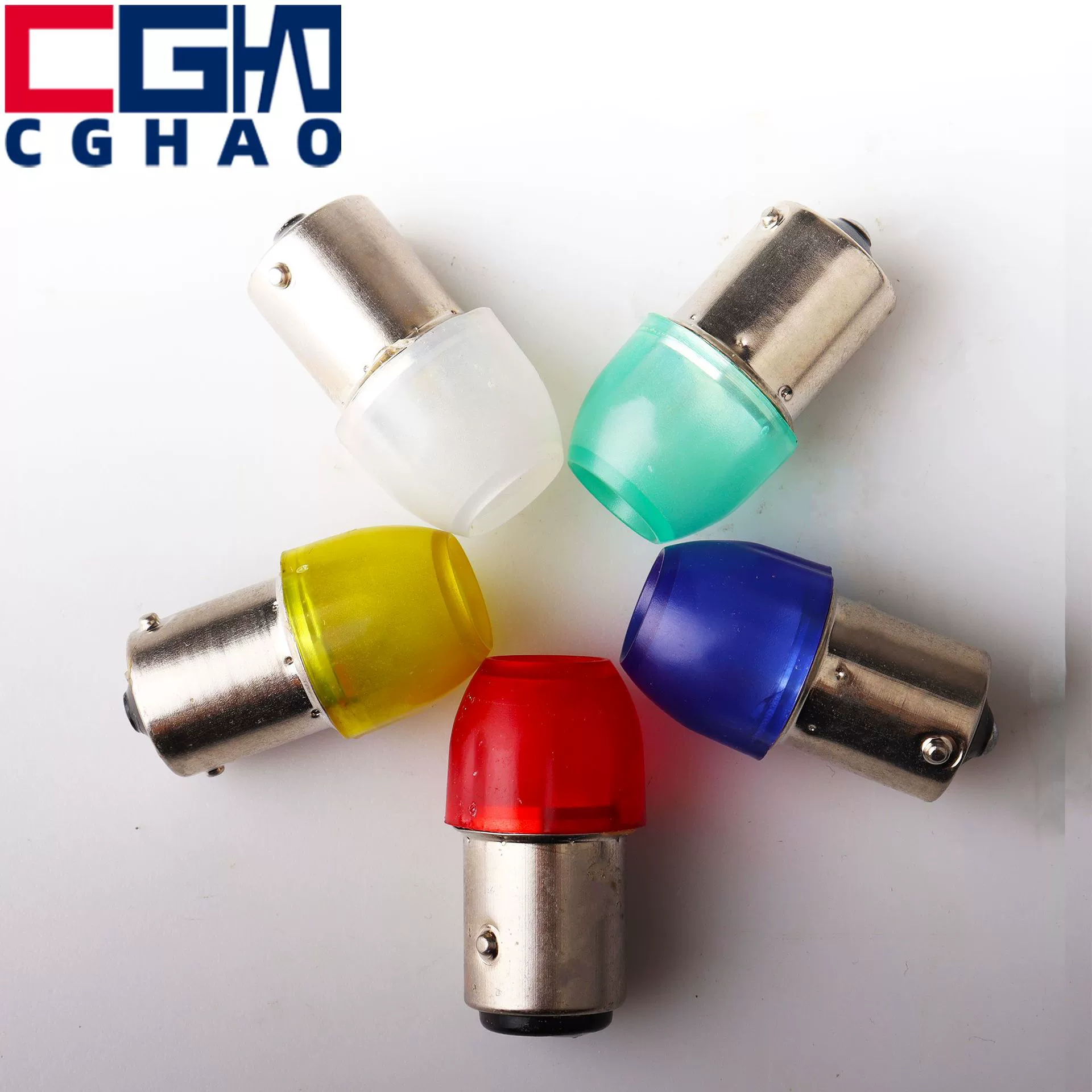 Мотоцикл/автомобильный светодиодный указатель поворота, стоп-сигнал 1157-5630-3SMD с линзой для предотвращения заднего столкновения