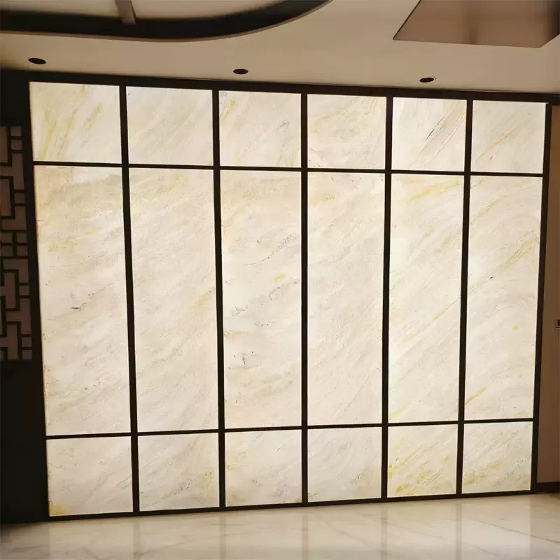 人造玉石板透光树脂板发光背景墙雨棚天花吊顶亚克力云石玻璃玉石