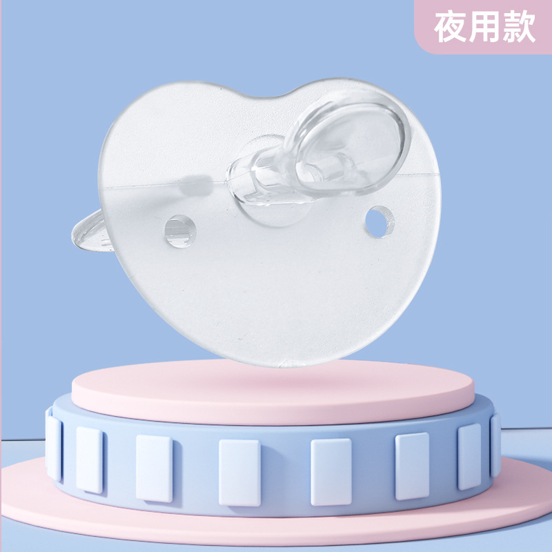 Inglés tarjeta de alimentación completo de silicona chupete pulgar pezón tipo bebé durmiendo pezón