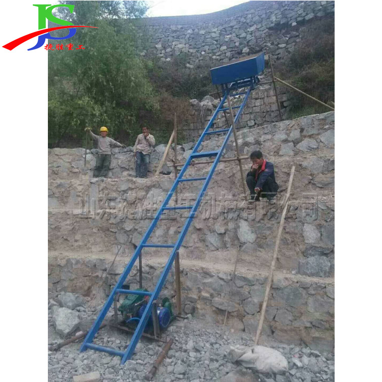 Construcción de edificios equipos de carga de pendiente rural techo de grano transportador doméstico elevador de cubo eléctrico