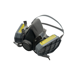 Double-can gas mask filter cotton anti-industrial dust welding special dust mask activated carbon mask foreign trade