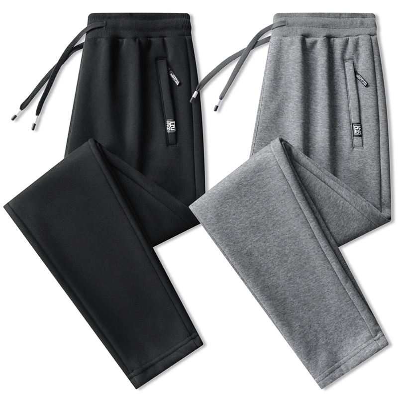 plus size Spring and Autumn Cotton Casual Pants Men's Outdoor Sports Trendy Casual All-match Outer Wear Breathable Comfortable Straight Pants