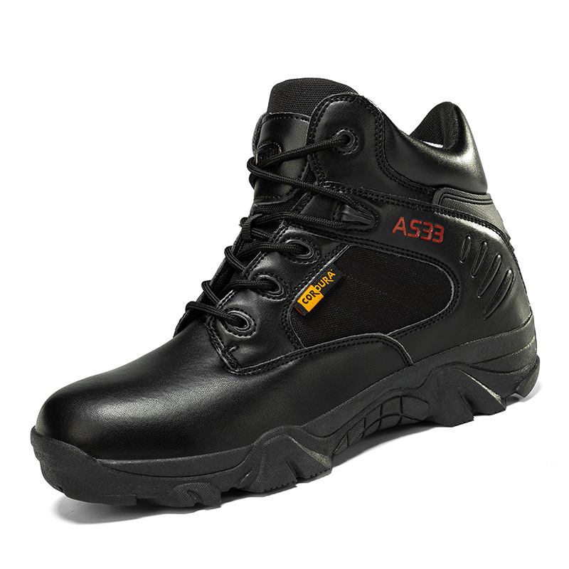Botas de hombre transfronterizas Botas de combate de gran tamaño Botas de desierto al aire libre Botas de campo altas Botas de hombre Botas de campo de entrenamiento Botas de hombre Botas de hombre