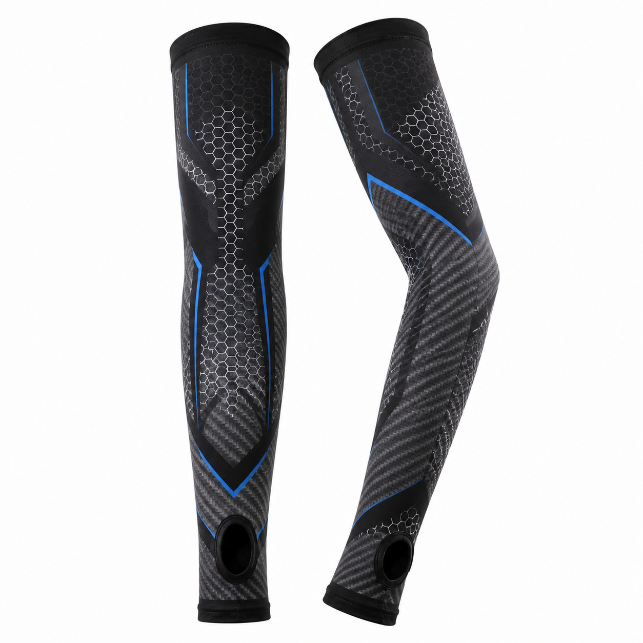 Customized sun protection sleeves, ice silk arm sleeves with printed patterns, outdoor cycling sports arm guards, manufacturer's custom-made products