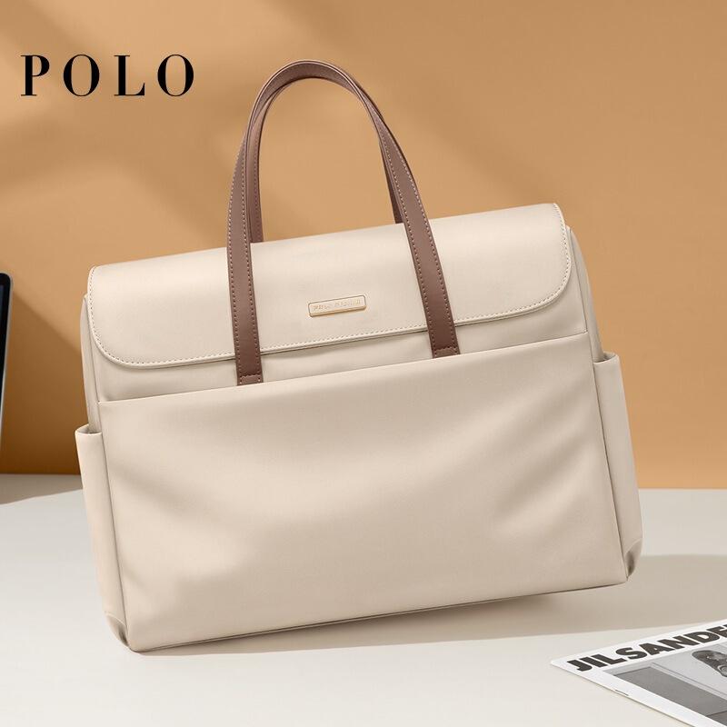 Polo Computer Bag Women's Briefcase 14/ 15inch Portable Laptop Bag Travel Commuting Business Trip Polo Computer Bag Women's Briefcase 14/ 15inch Portable Laptop Bag Travel Commuting Business Trip