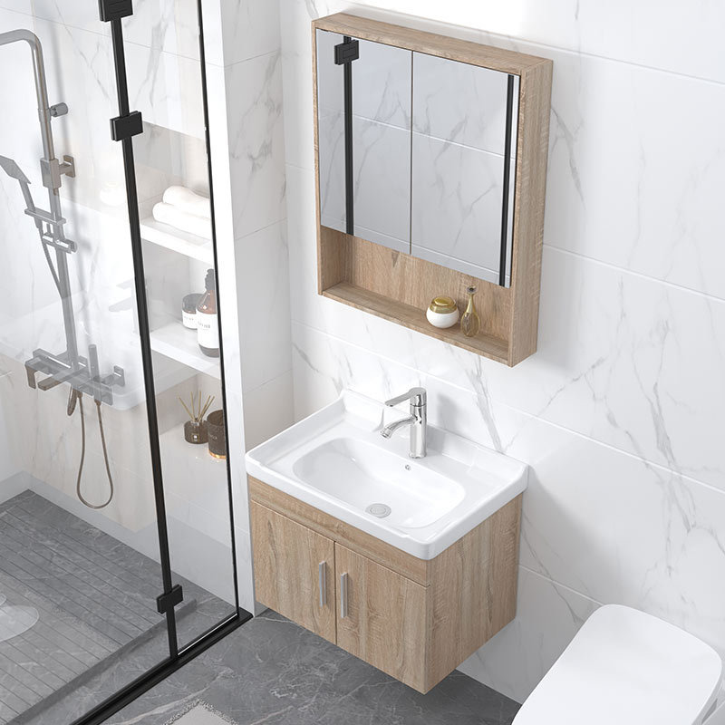 gabinete de baño tipo pequeño tipo pared tipo cerámica integral lavabo