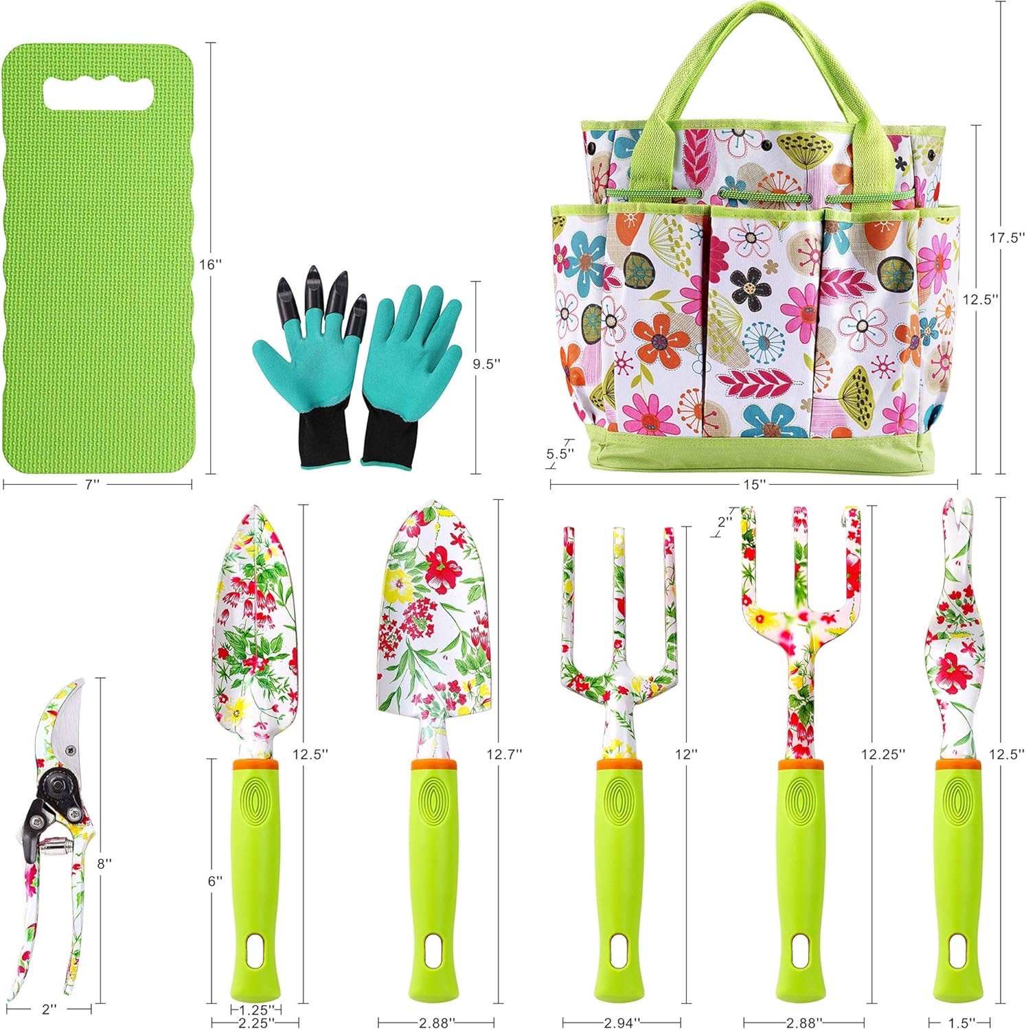 Amazon Best-Selling Garden Tool Printing 9-Piece Set