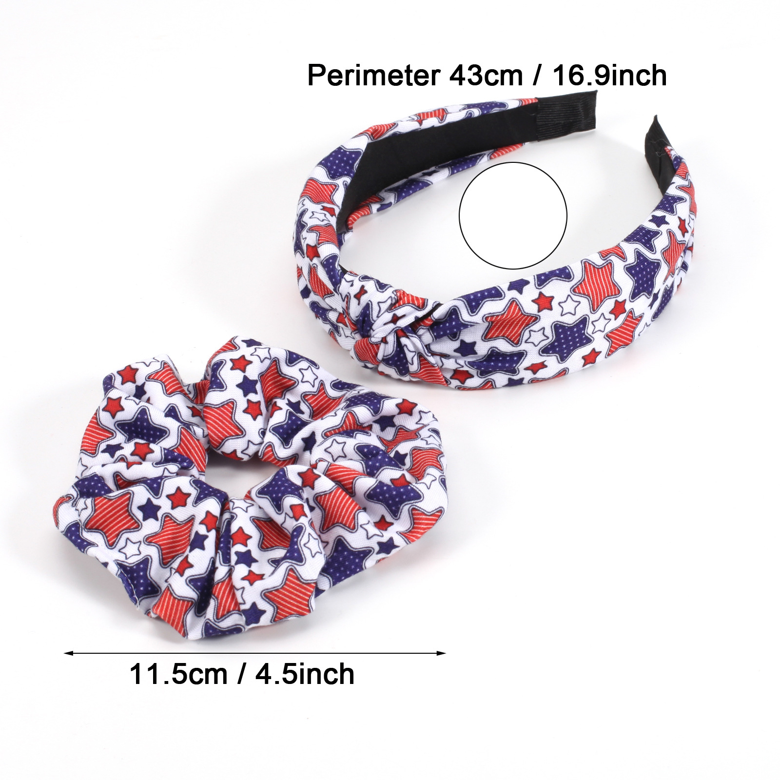 Women's Classic Style American Flag Cloth Printing Hair Band display picture 2