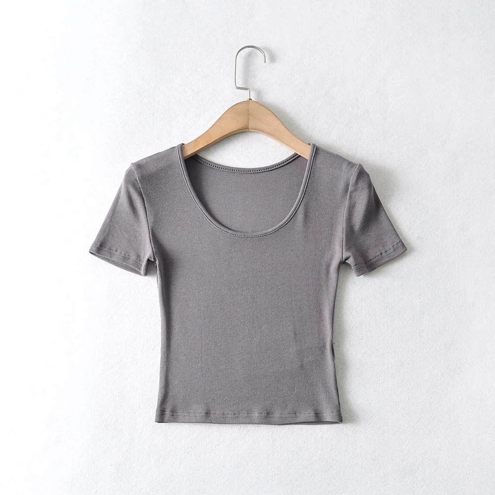 round neck short-sleeved T-shirt  NSAC28192