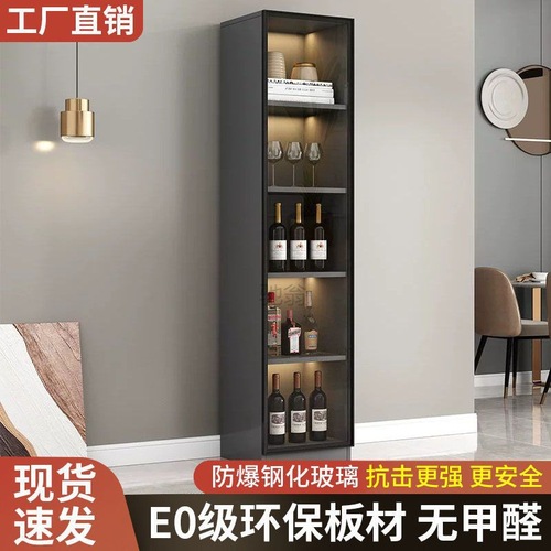 3l solid wood wine cabinet living room wall sideboard storage cabinet modern simple home glass display cabinet Lego figure