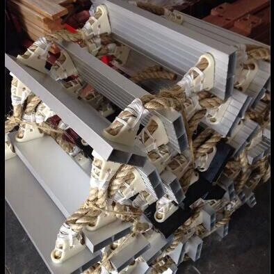 厂家直发固定式船用铝合金软梯 船用引水员金属长板软梯CCS证书