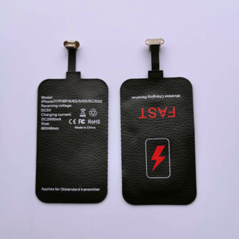 Venta al por mayor teléfono móvil receptor de carga inalámbrica carga rápida para Android Apple tipo-c Huawei carga inalámbrica recibir pegatinas