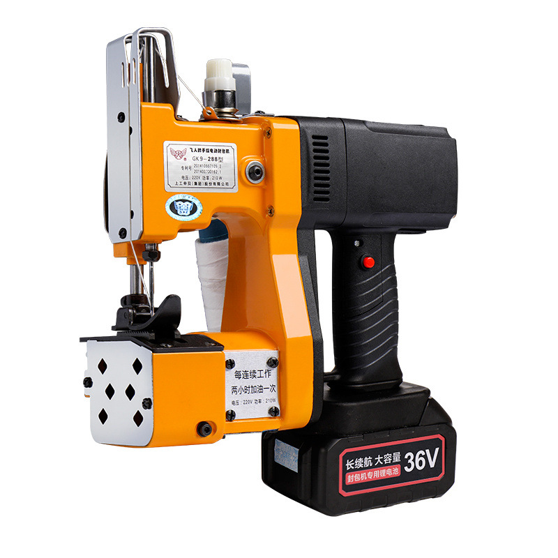 Máquina de sellado inalámbrica de la marca Feiren, máquina de sellado móvil de batería de litio de carga pequeña portátil, máquina de coser de embalaje de bolsas tejidas