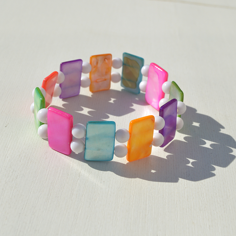 Conchas naturales pulsera caracoles collar diy joyas de chicas hechas a mano puestos de mercado nocturno regalos características pulseras