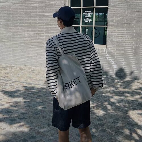 American style high street sportswear hoodie men's fashion retro half zipper loose long-sleeved t-shirt small high neck striped coat 