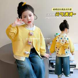 女童2026新款玩偶小胖童装丫三个外套图片色男国内一二线品牌休闲