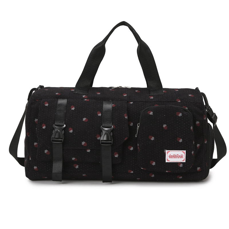 Bolsa de viaje transfronteriza portátil plegable para viajes cortos, bolsa de fitness ligera de gran capacidad, bolsa de fresa image 8