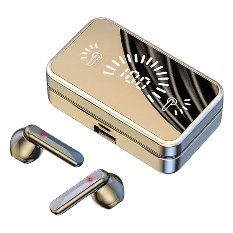 Espejo de pantalla digital S20 medio en la oreja los auriculares Bluetooth inalámbricos de gran potencia 5,3 Jerry de baja potencia TW auriculares deportivos