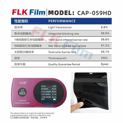 Film Roll Material Wholesale Overseas, Automotive Film - magnetic-controlled-titanium-nitride-ir99-152m30m-cap-059hd-side-rear-guard