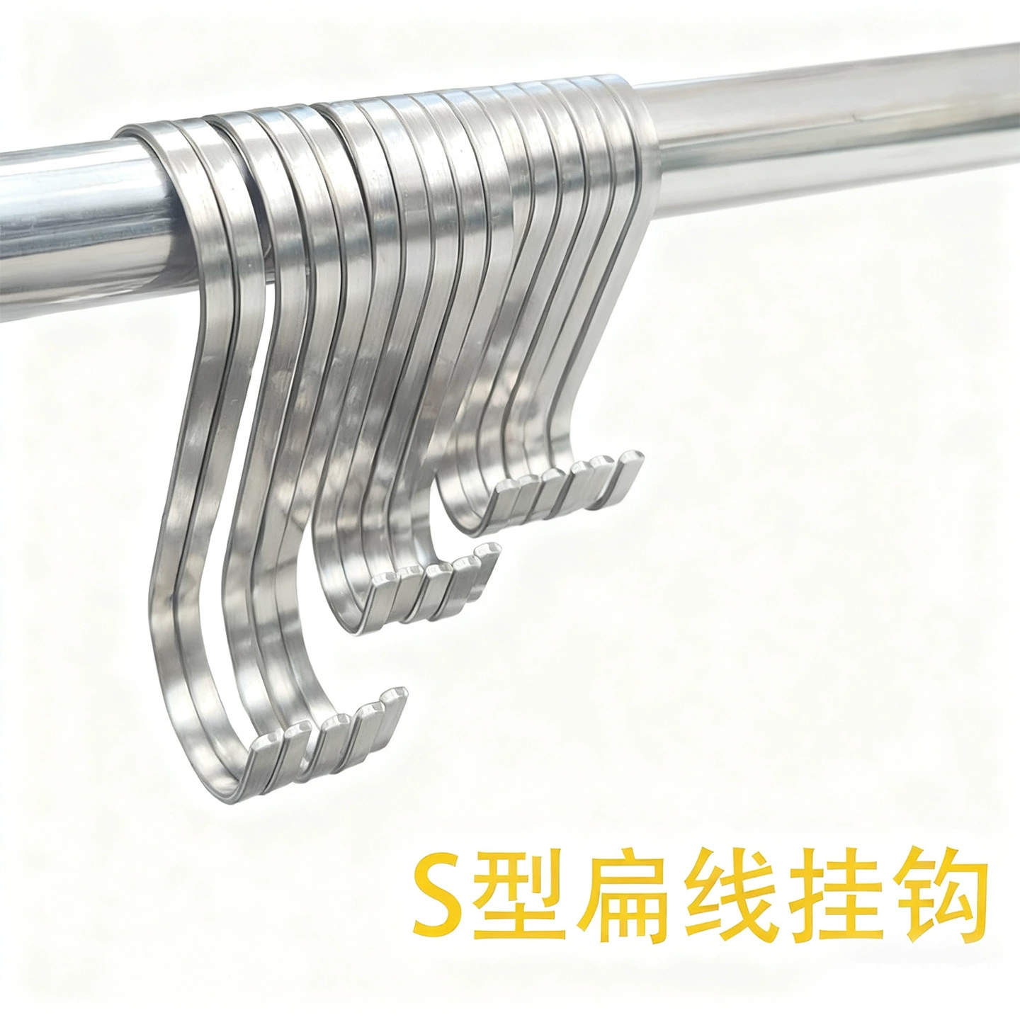 Крючок S-образной формы из нержавеющей стали 304 для хранения в кухне и ванной, крючок S-образной формы в больших, средних и малых размерах, металлический, устойчивый к ржавчине и долговечный.