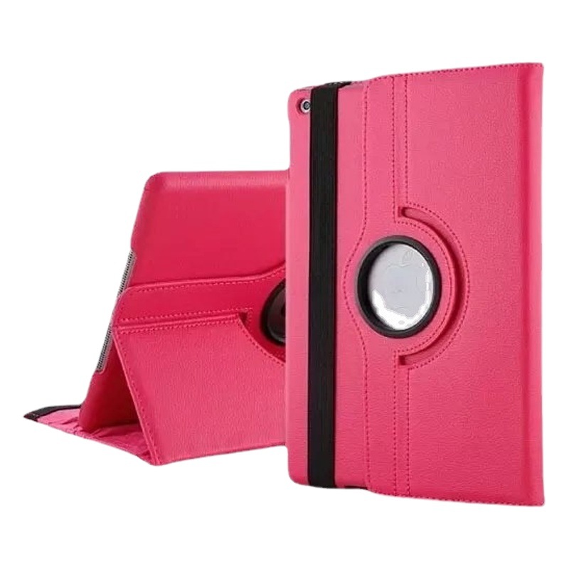 Aplicable ipad10a generación 360 funda de cuero giratoria mini65 patrón de lichi pro11 funda protectora 10.9 carcasa plana portátil