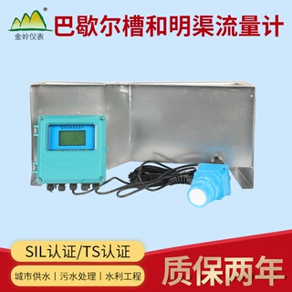 巴歇尔槽流量计不锈钢明渠处理建坡流量计污水监测巴氏计量槽