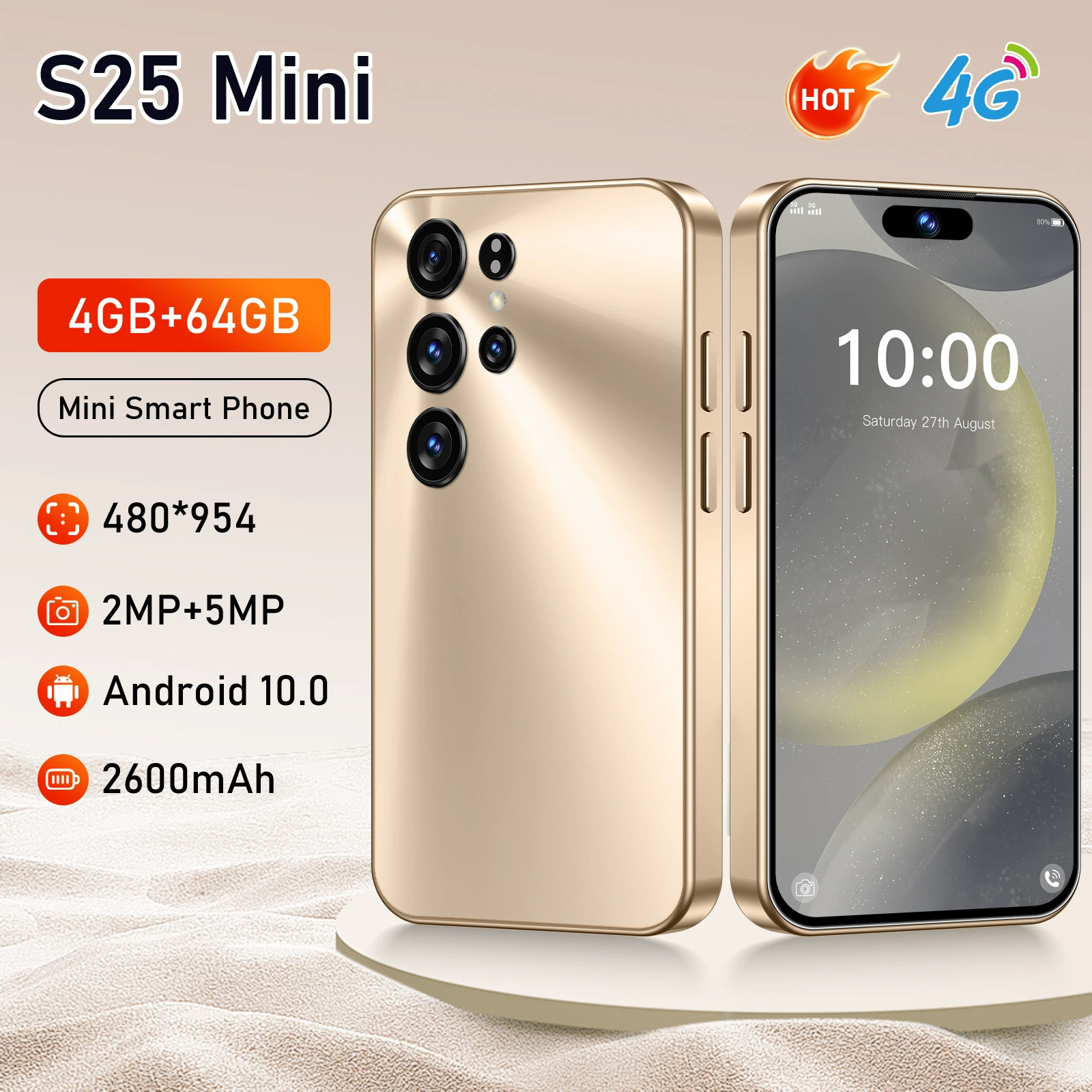 Новый S25 Mini смартфон кросс-борт 4,0 дюйма incell среднее отверстие экран 2+16ГБ мобильный телефон иностранная торговля популярный товар
