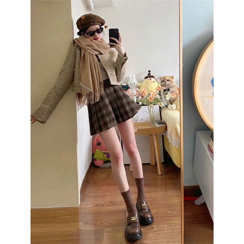 Короткая осенняя куртка, в стиле Chanel, для подростков