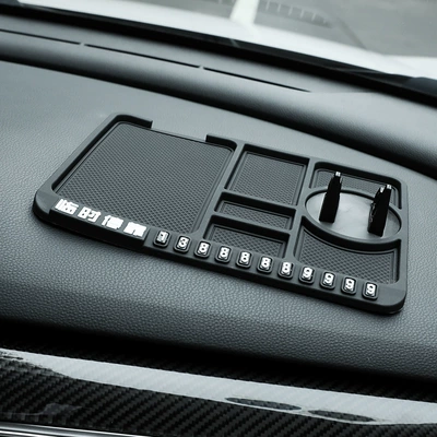 Anti-slip mat Phones, Car Storage Mat, Car - black-chinese