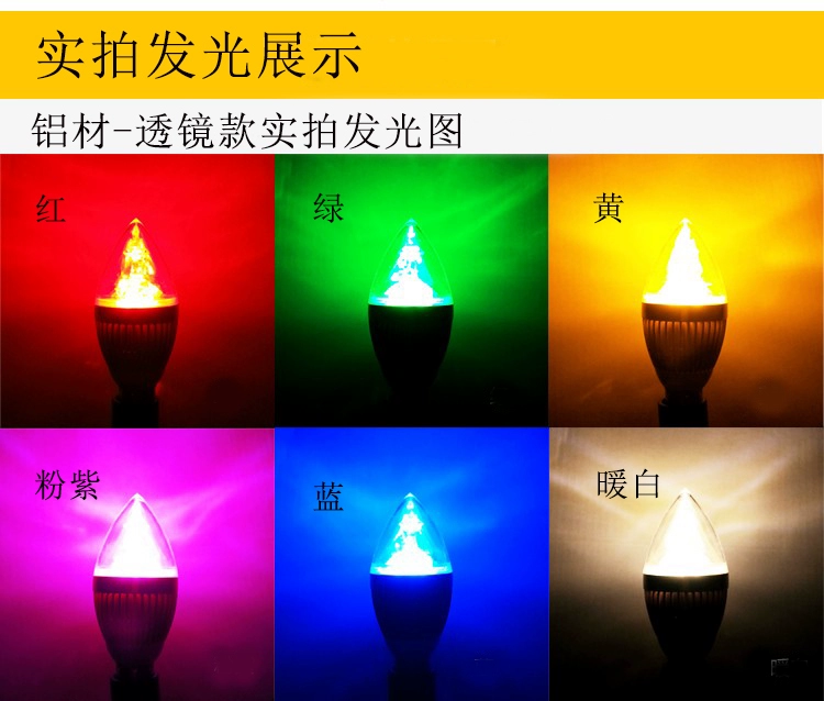 LED-карандаш, стеклянная колба, с резьбовым патроном