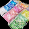 Colorful nail sequins for manicure, epoxy resin handmade for contouring, slime