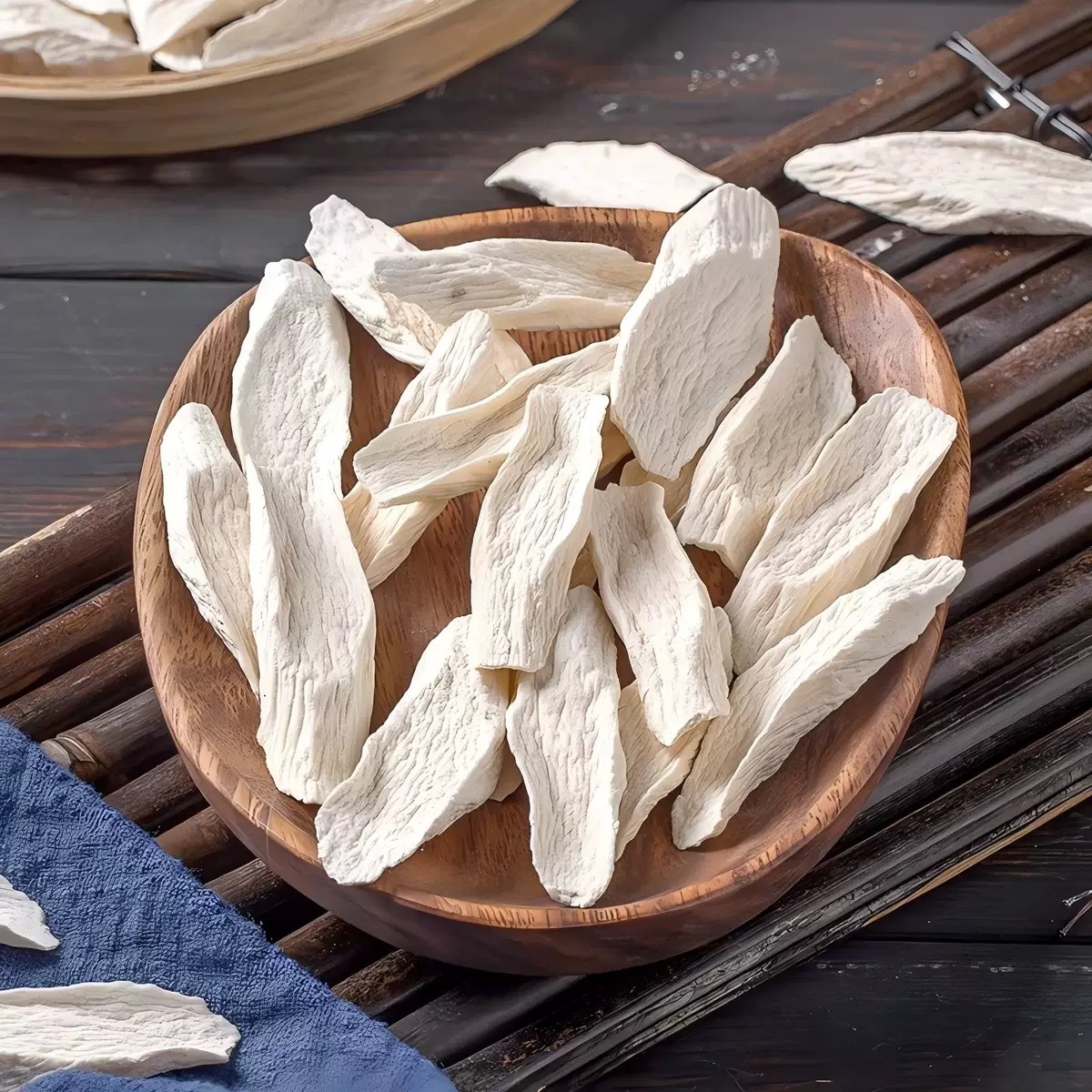 Dried Chinese Yam Slices Shan Yao 500g Sliced Dioscorea for Soup Congee and Herbal Cooking key features