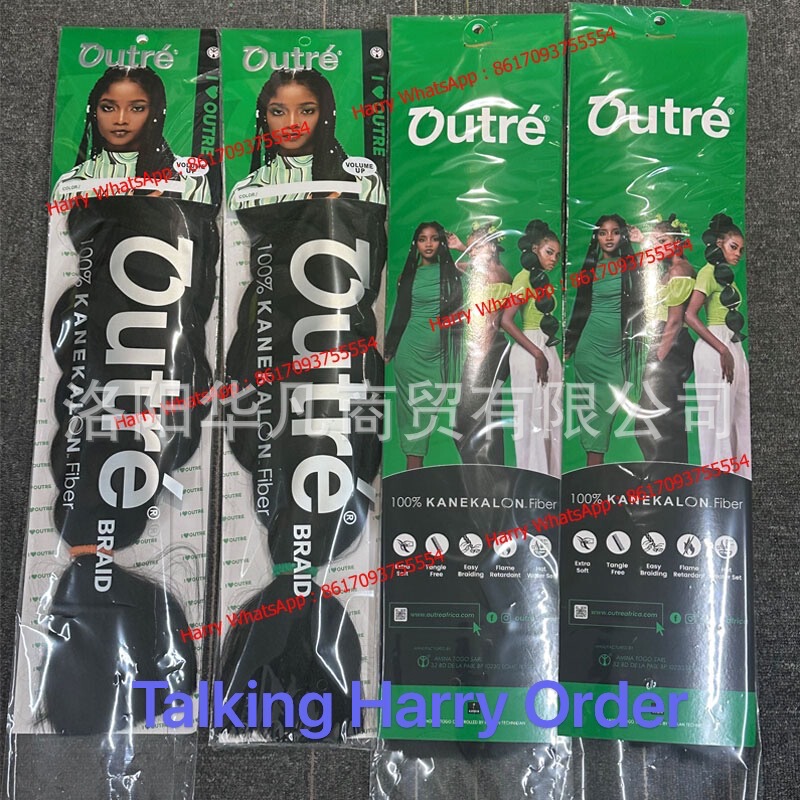 Outre Jumbo Braid Gorgeous Chemical Fiber Wig Braid African Big Braid Low Temperature Flame Retardant Imported Silk Wig